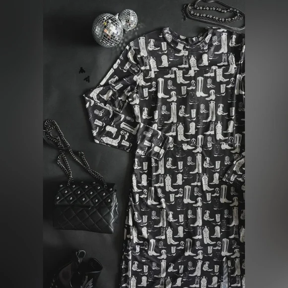 Boot Scootin’ Mesh Dress - Picture 7 of 10